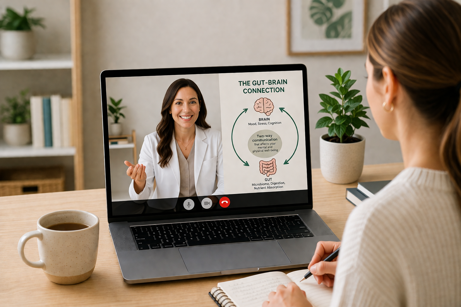 Registered Dietitian providing personalized nutrition counseling for gut and mental health
